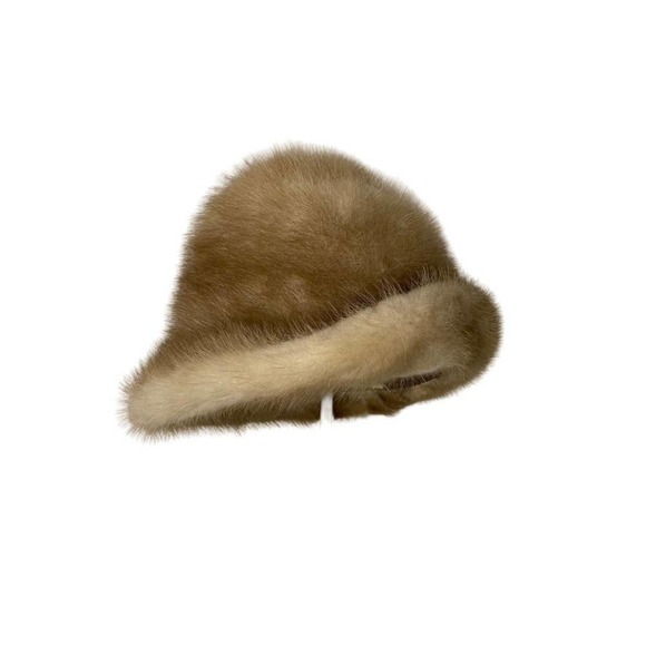 Vintage‎ Gwen Pennington Hat blonde mink - Picture 1 of 7